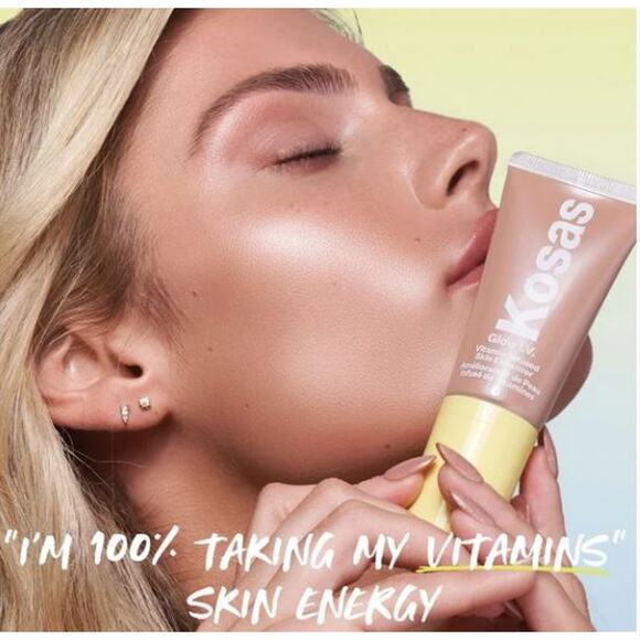 Kosas Glow I.V. Vitamin-Infused Skin Enhancer in Spark - 30 ml - NEW - Picture 1 of 4